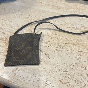 Vintage LV neck purse